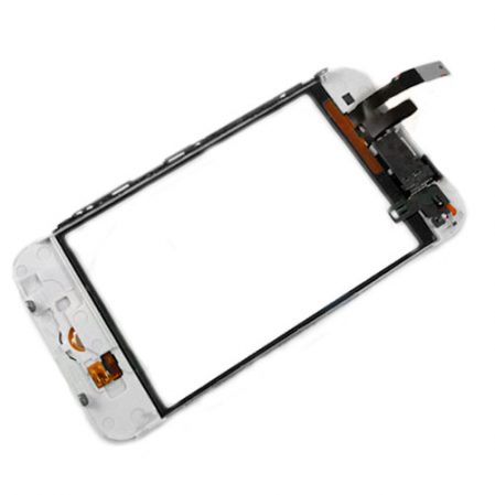 Ventana Tactil + Frame + Auricular iPhone 3GS Blanca